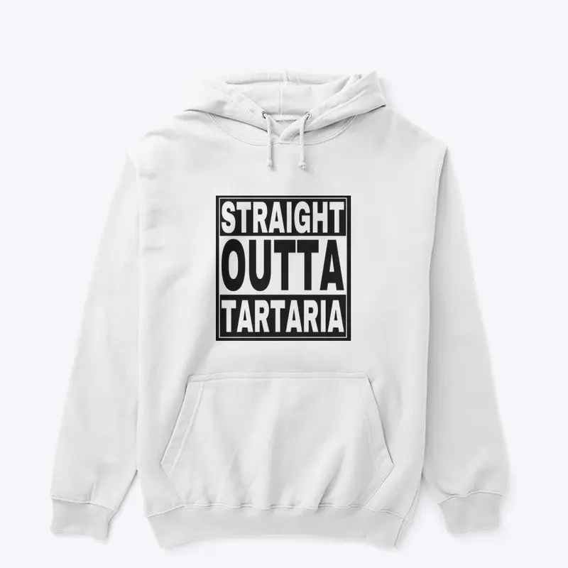 Straight Tartarian black on white